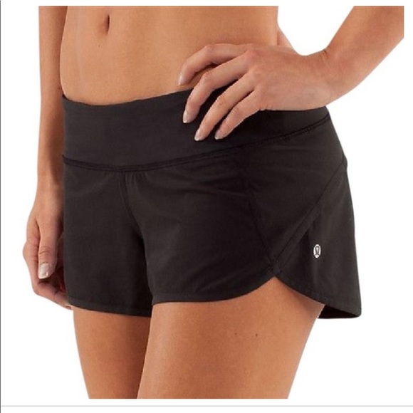 lululemon athletica Pants - Black Lululemon Original Speed Shorts 2.5” Inseam